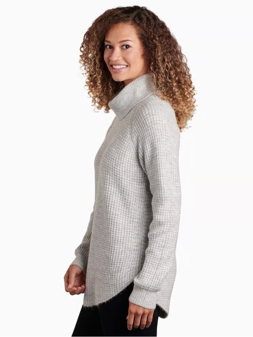 KÜHL Women's Cream Knit Crewneck Sweater-PreOwned-XS